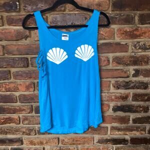 Spencer's Blue Mermaid Bridesmaid Squad Strappy Tank Top Women's Size Medium